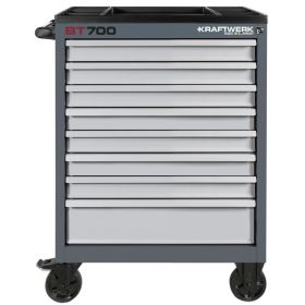 KRAFTWERK Werkstattwagen BT700 8 Schubladen, inkl. Werkzeug, PRO-HT, 242-teilig