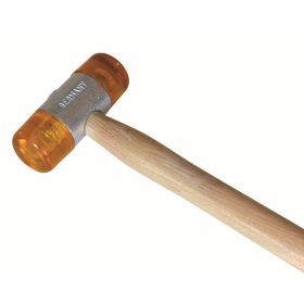 Schulte Kunststoff-Hammer mit stabilem Holzgriff