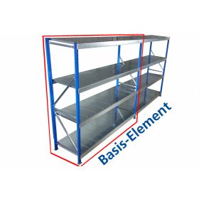 Fachbodenregal Komplettset M50 - Basisfeld