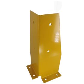 Anfahrschutz aus Stahl, L-Form, 190 x 190 x 500 mm