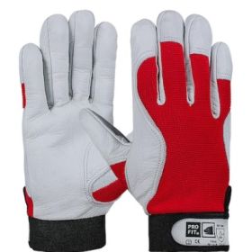 Gants de protection en cuir Profit 11618, EN388 3122X, disponibles en 3 tailles