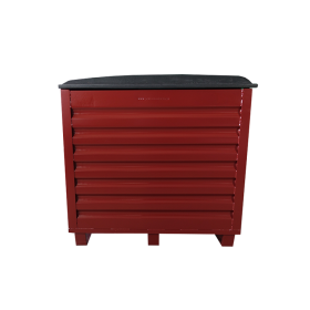 Materialbox mit Scharnier und Kunststoffdeckel - 1200 x 800 x 920 mm