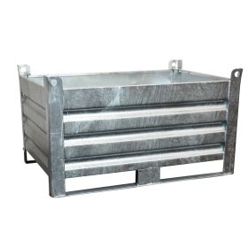 Materialbox mit Kranösen - MBK1004 - verzinkt, 1230 x 830 x 670 mm