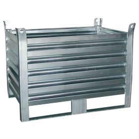 Materialbox mit Kranösen - MBK1007 - verzinkt, 1230 x 830 x 900 mm