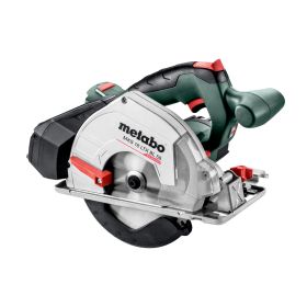 Metabo Scie circulaire portative à batterie à métaux MKS 18 LTX BL 58, 18 V sans batterie, sans chargeur avec metaBOX 340