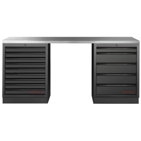 KRAFTWERK Établi MOBILIO Combinaison de 2 meubles bas avec 14 tiroirs, disponible en plusieurs versions