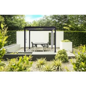 Alu-Pergola, weiss, 3000 x 3000 x 2500 mm