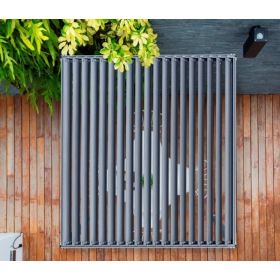 Alu-Pergola, schwarz, 4000 x 3000 x 2500 mm