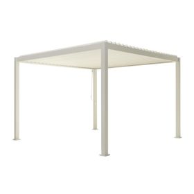 Alu-Pergola, weiss, 3000 x 3000 x 2500 mm