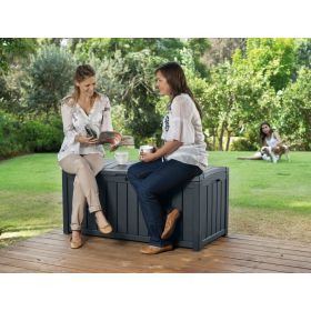 Aufbewahrungsbox Glenwood Storage Box, 390 Liter, dunkelbraun, 1280 x 650 x 610 mm