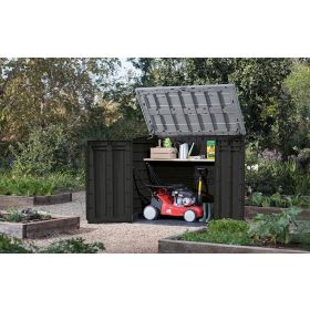 Armoire de jardin KST Store it out MAX, 1200 litres, anthracite / gris, 1455 x 820 x 1250 mm