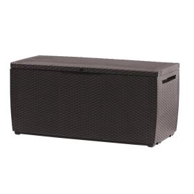 Aufbewahrungsbox Garden Storage Box Capri, 305 Liter, dunkelbraun, 1230 x 535 x 570 mm