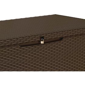 Aufbewahrungsbox Garden Storage Box Capri, 305 Liter, dunkelbraun, 1230 x 535 x 570 mm