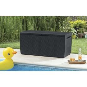 Aufbewahrungsbox Garden Storage Box Capri, 305 Liter, anthrazit, 1230 x 535 x 570 mm