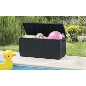 Aufbewahrungsbox Garden Storage Box Capri, 305 Liter, anthrazit, 1230 x 535 x 570 mm