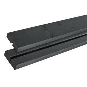 Nostalgie Plankengarnitur, schwarz, 1770 x 1810 x 720 mm