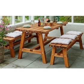 Country Plankenbank, teak, 1770 x 370 x 460 mm
