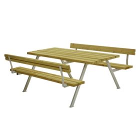 Alpha-Gartenmöbel, druckimprägniert, mit 2 Rückenlehnen, 1770 mm
