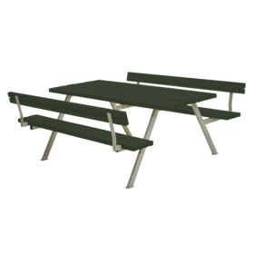 Alpha-Gartenmöbel, grün, mit 2 Rückenlehnen, 1770 mm