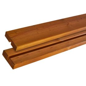 Alpha-Gartenmöbel, farbgrundiert teak, mit 2 Rückenlehnen, 1770 mm