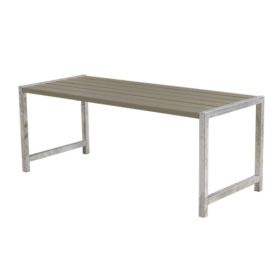 Planken-Gartentisch, graubraun, 1860 x 770 x 730 mm