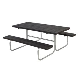Classic Kombi-Gartenmöbel, ReTex, schwarz, 1770 x 1550 x 730 / 440 mm