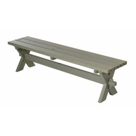 Nostalgie Plankenbank, graubraun, 1770 x 380 x 440 mm 