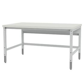 Table d'emballage Confort, table de base profondeur 750 mm, dispositif de blocage, capacité de charge 200 kg, 1500 x 750 mm