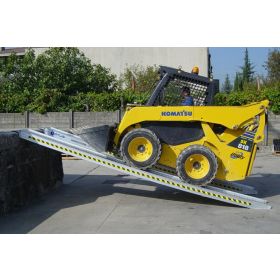 Alu-Rampen mit Rand, Länge 3500 mm, Breite aussen 346 mm