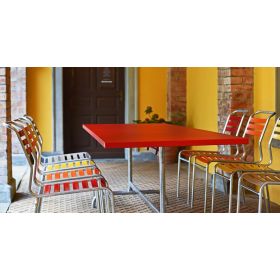Schaffner Chaise de jardin de jardin SÄNTIS, revêtement par poudre, en diverses exécutions