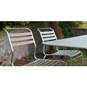 Schaffner Chaise de jardin Säntis, structure en tube d'acier, en diverses exécutions