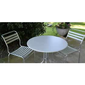 Schaffner Chaise de jardin de jardin SÄNTIS, revêtement par poudre, en diverses exécutions