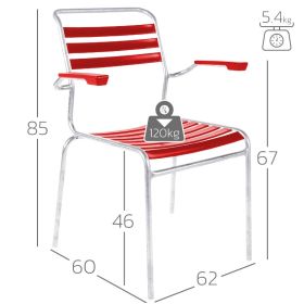 Schaffner Chaise de jardin de jardin SÄNTIS, revêtement par poudre, en diverses exécutions