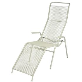 Schaffner Chaise longue spaghetti SÄNTIS avec accoudoirs, en diverses couleurs