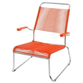 Schaffner Spaghetti-Lounger-Deluxe, chaise à dossier haut Säntis, en diverses couleurs