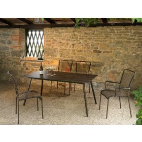 Schaffner Chaise de jardin spaghetti Mendrisio, empilable, divers modèles