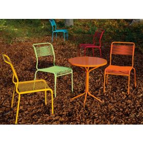 Schaffner Chaise de jardin Schaffner Spaghetti SÄNTIS, structure en tube d'acier revêtu, en différentes versions