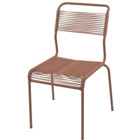 Schaffner Chaise de jardin Schaffner Spaghetti SÄNTIS, structure en tube d'acier revêtu, en différentes versions