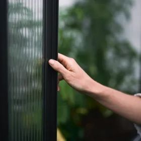 Biohort Gewächshaus Florentina Gr. 2x1 Maxi, quarzgrau-metallic, 2016 x 1031 x 2134 mm