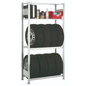 Schulte Kit de rayonnage de garage pour roues et autres, utilisable des deux côtés