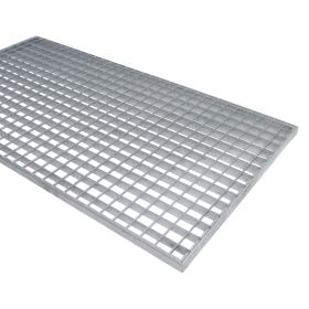 Schulte Gefahrenstoffregal mit Gitterrostboden, Basisregal, 1000 x 500 x 2000 mm, Auffangvolumen 36 Liter