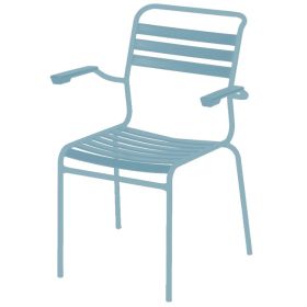 Schaffner Chaise de jardin de jardin SÄNTIS, revêtement par poudre, en diverses exécutions