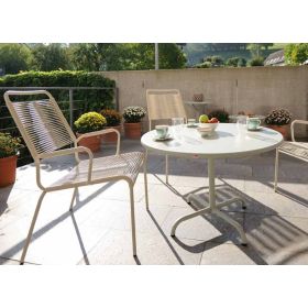 Schaffner Salon Fauteuil spaghetti RIGI avec accoudoirs, en diverses couleurs