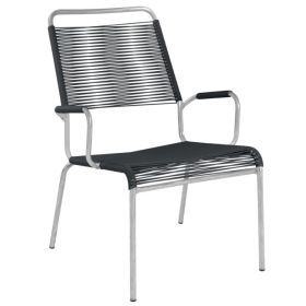 Schaffner Salon Spaghetti-Sessel RIGI mit Armlehnen, in diversen Farben