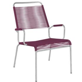 Schaffner Salon Spaghetti-Sessel RIGI mit Armlehnen, in diversen Farben