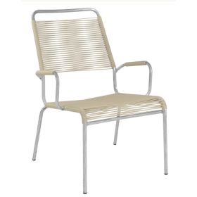 Schaffner Salon Spaghetti-Sessel RIGI mit Armlehnen, in diversen Farben