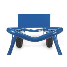 Treppenkarre mit 2 fünfarmigen Radsternen, Plattform 480 x 300 mm