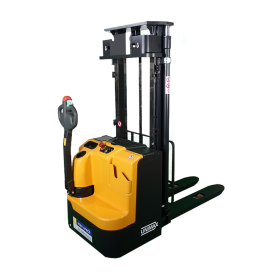 Deichselstapler mit Duplex-Vollfrei-, Proportional- und Initialhub, mit Lithium-Batterie, Hubhöhe 3130 mm, Tragkraft 1600 kg