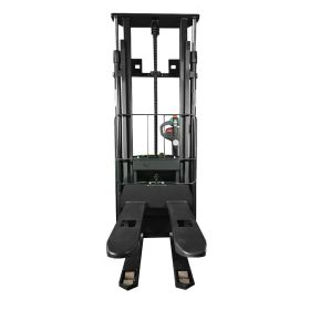 Deichselstapler mit Triplex-Vollfrei-, Proportional- und Initialhub, mit Lithium-Batterie, Hubhöhe 4530 mm, Tragkraft 1600 kg
