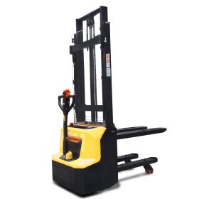 Deichselstapler mit Lithium-Batterie und Initialhub - Tragkraft 1200 kg, Hubhöhe 2900 mm, Duplex-Hubgerüst